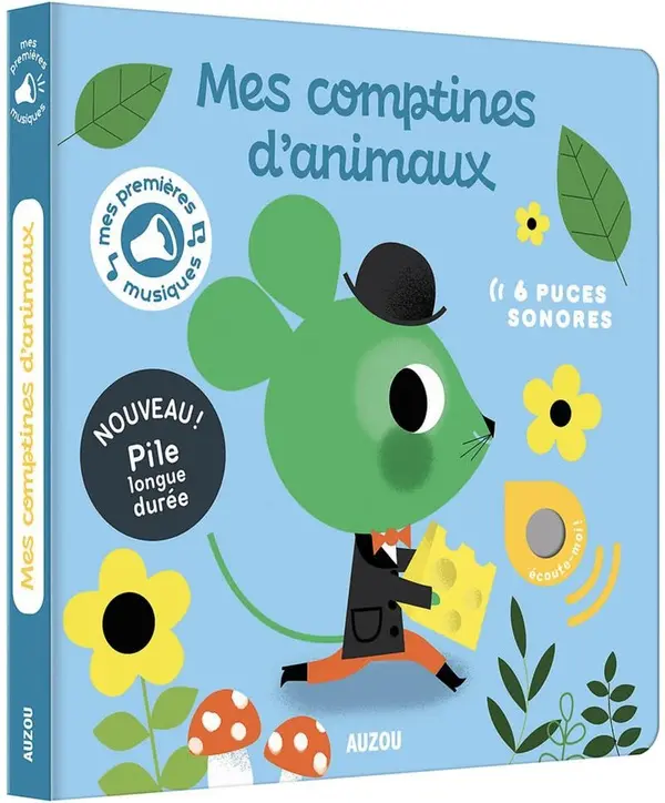 Mes comptines d'animaux Livre sonore