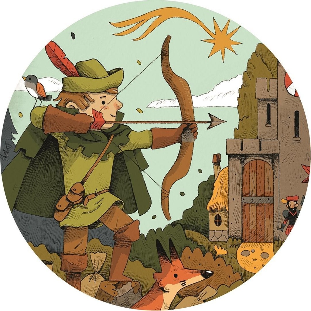 [DJ-3043] Puzzle Robin des bois 36 pcs Djeco