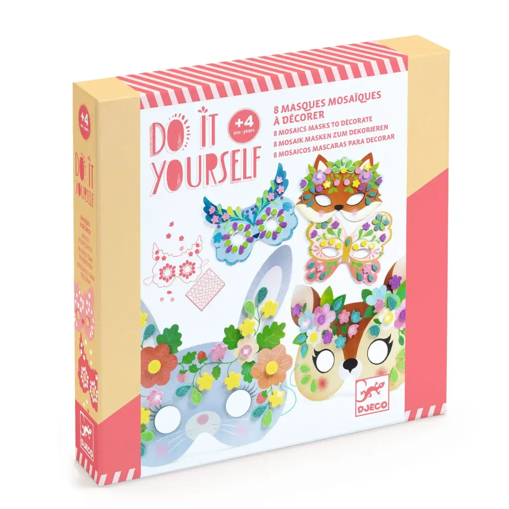 Kit créatif Masques Animaux de la forêt Djeco