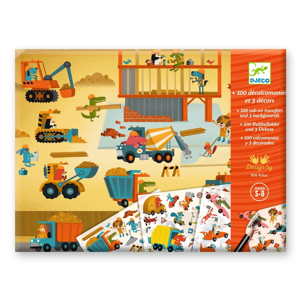 Décalcomanies & Décors Asphalte Djeco