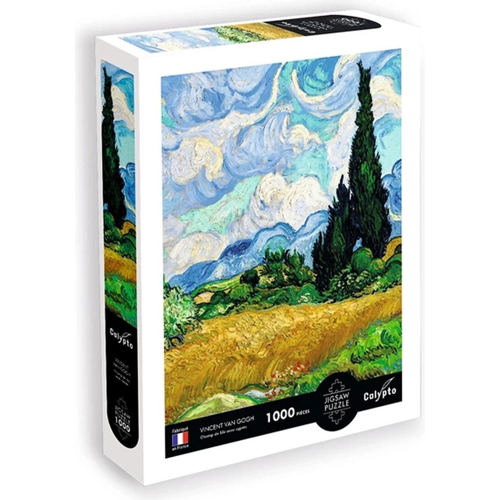 [CA-0140] Puzzle Champ de blé avec cyprès Van Gogh 1000 pcs