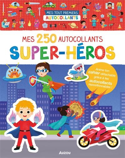 [AU-6653] Mes 500 autocollants créatifs Super-Héros