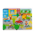 Puzzle sonore ville en bois Les Popipop