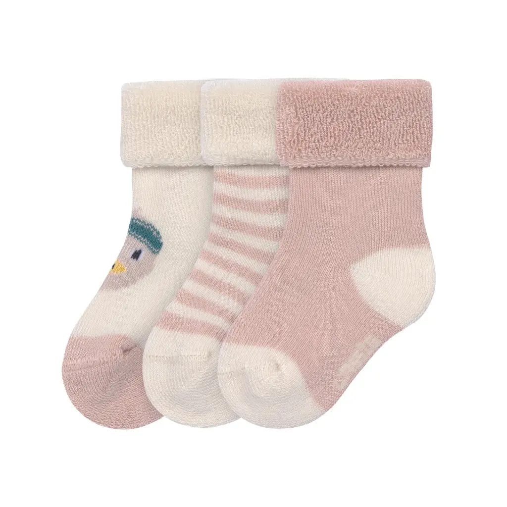 Chaussettes Bébé en coton Bio Canard (4-12 mois)