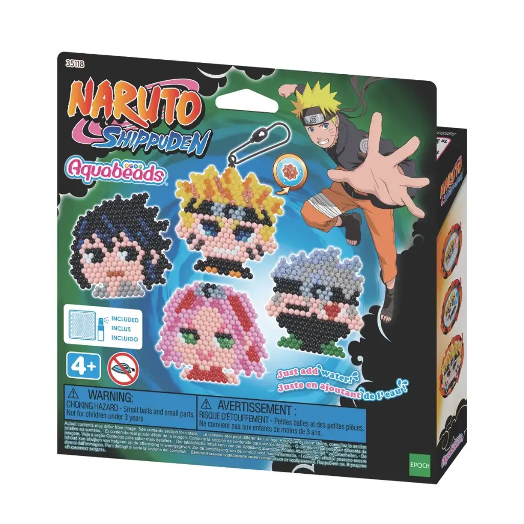 Aquabeads Le kit de porte-clés Naruto