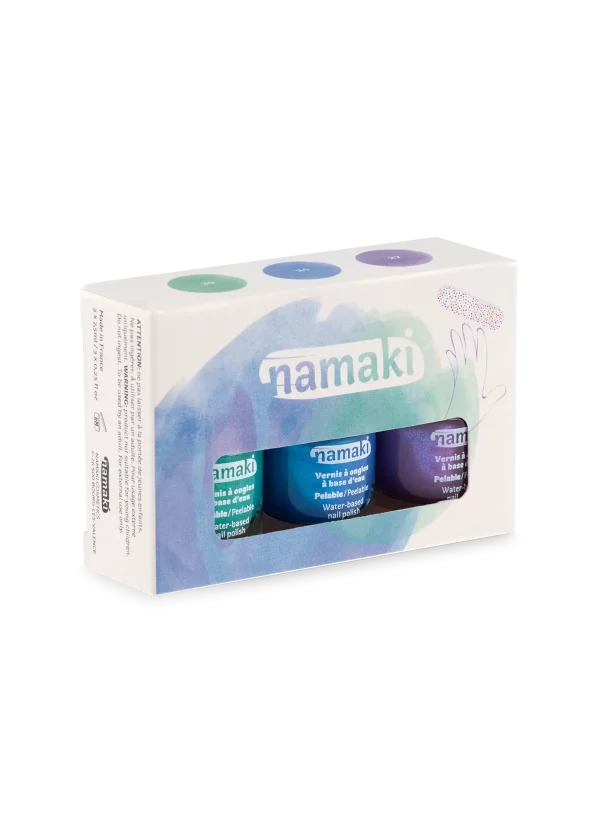 Coffret 3 vernis Aurore boréale Namaki