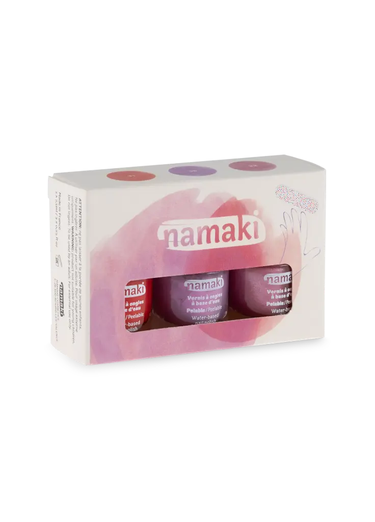 Coffret 3 vernis Roses éternelles Namaki