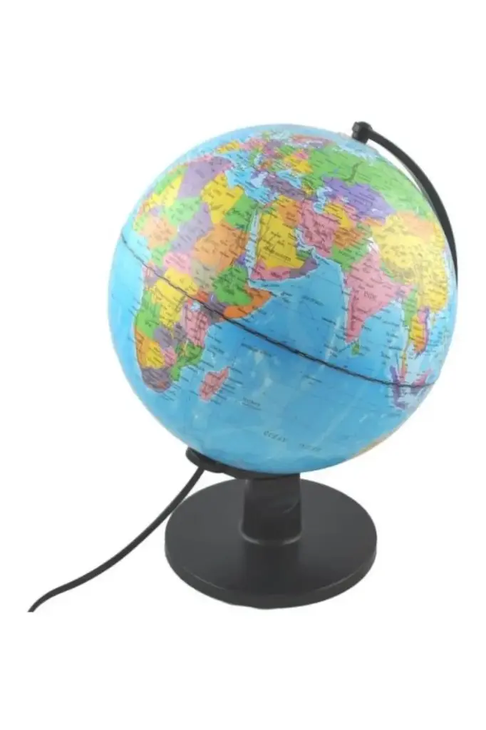 Globe illuminé corps célestes 25 cm