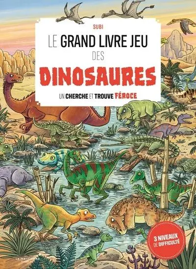 Le grand livre jeu des dinosaures 