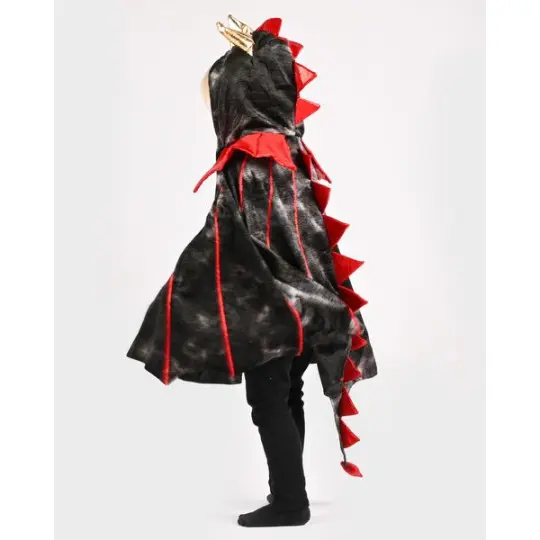 Cape de Dragon Noir 3-8 ans