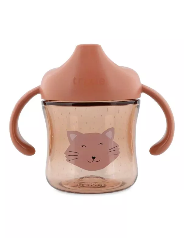 [TR-7480] Tasse d'apprentissage avec poignées Mrs Cat