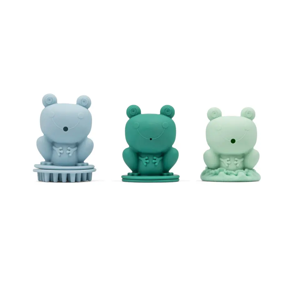 [LI-6820] 3 Grenouilles de bain Lilliputiens
