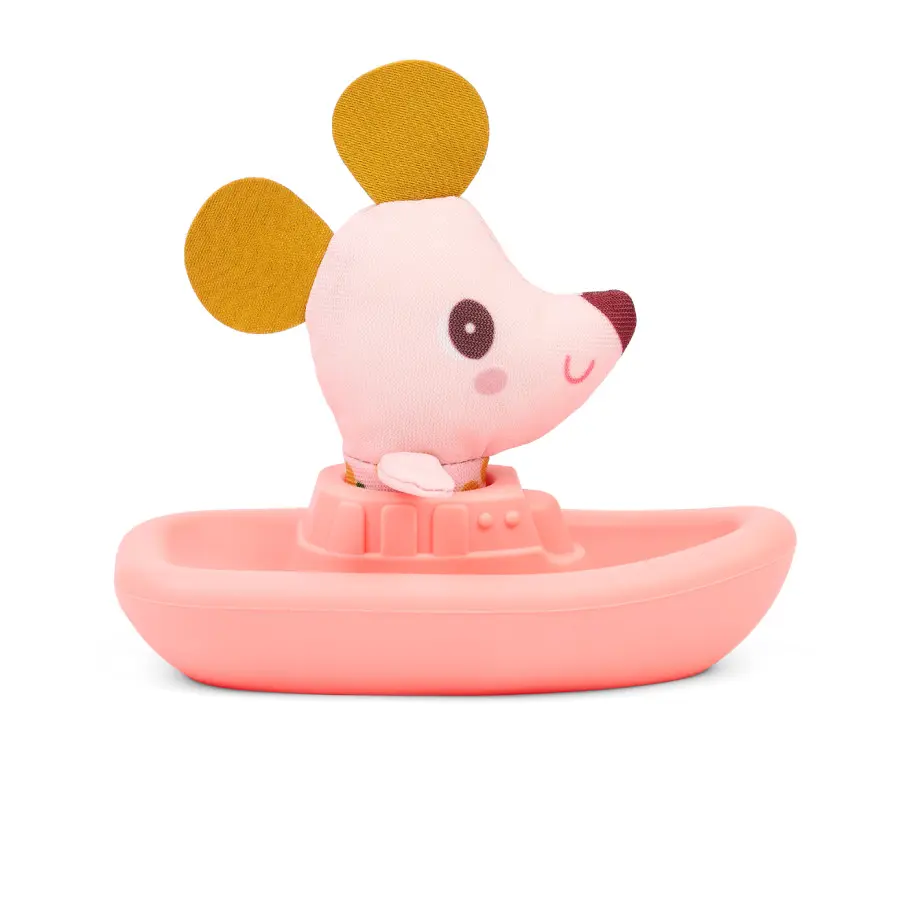 Nina la souris et son bateau flottant 