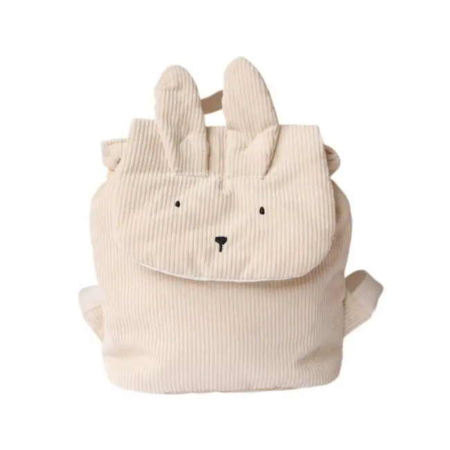 Sac à dos Enfant en velours Lapin