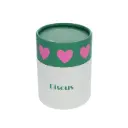 Bougie fleur d'oranger cœur Bisous