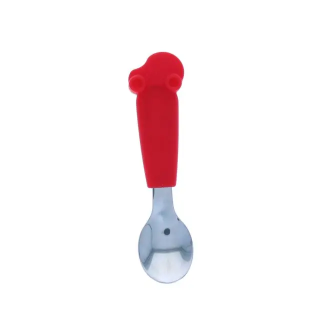 Cuillère manche en silicone rouge - Voiture