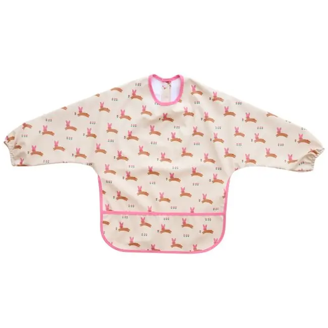 Bavoir tablier manches longues 1-3 ans
