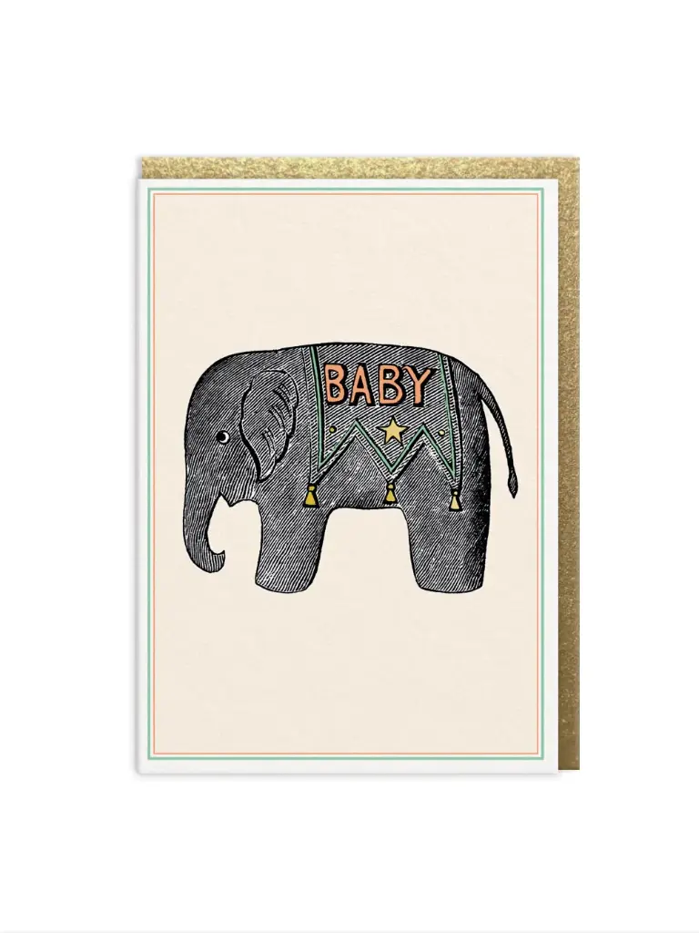 Baby Elephant Greeting Card 