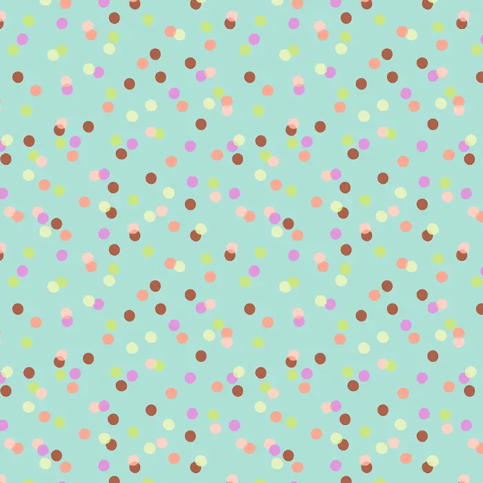 Rouleau Emballage cadeau Party Confetti Pistache