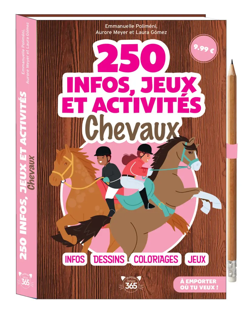 250 infos, jeux et activités - Chevaux 