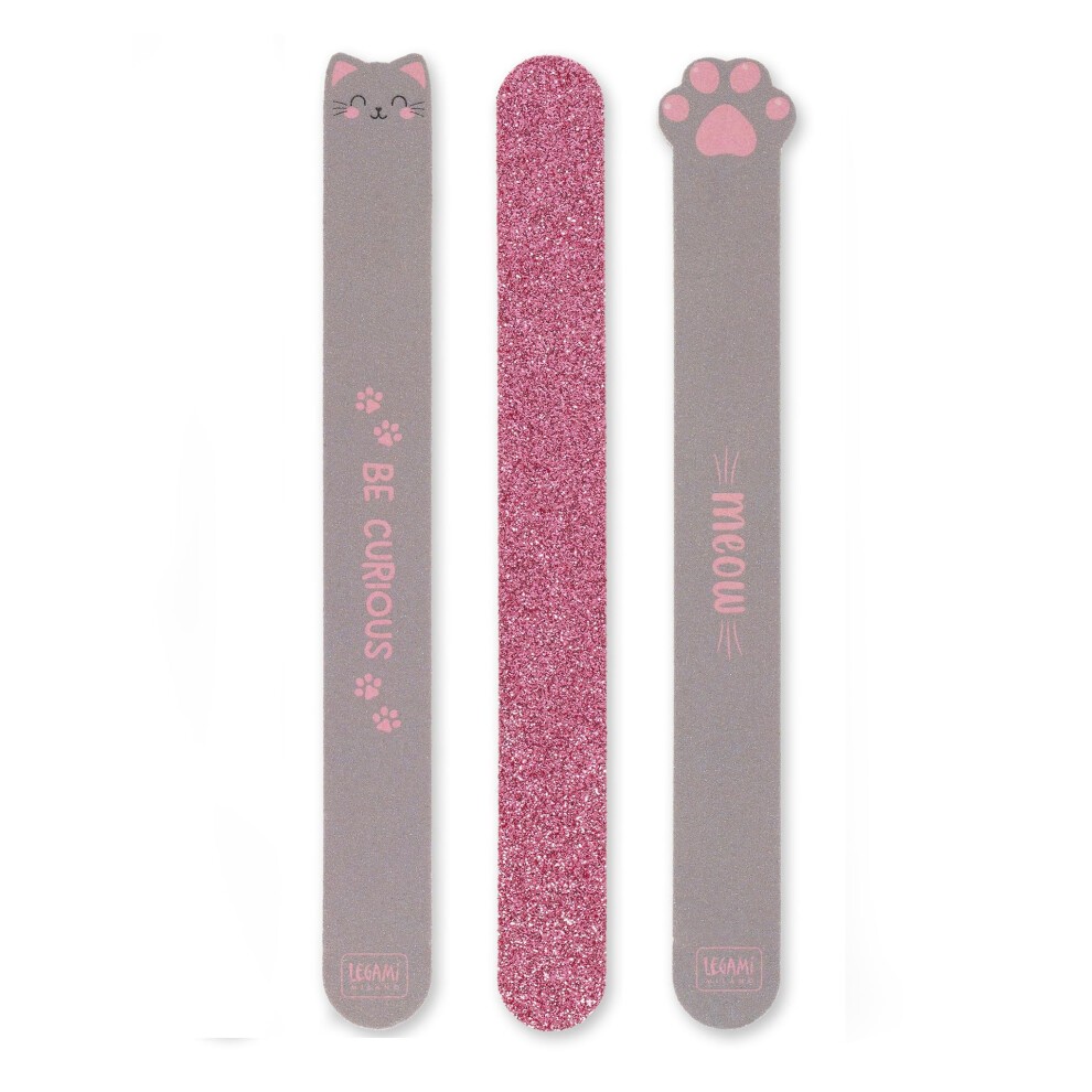 Set de 3 Limes à Ongles Kitty Nails Before Males Legami