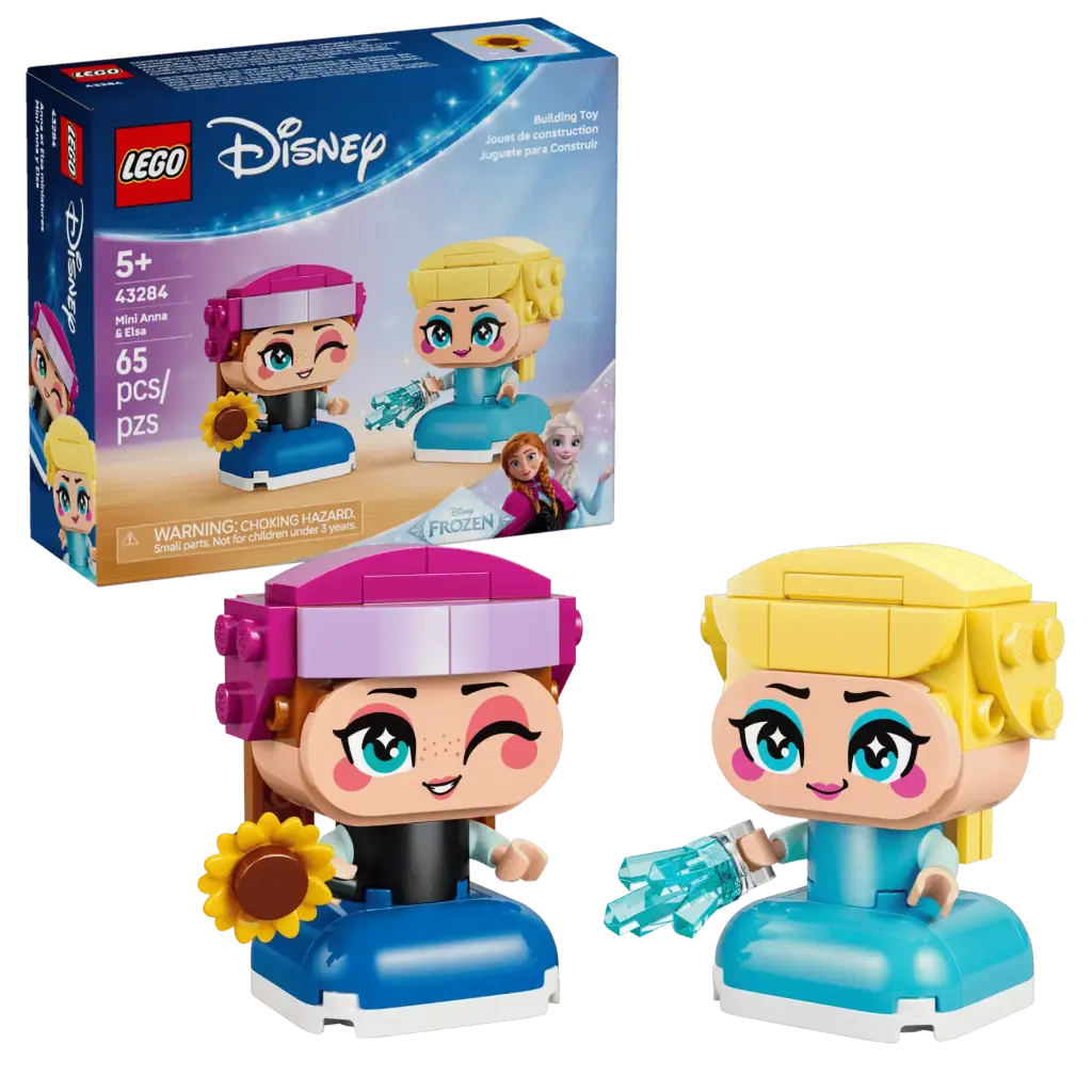 Anna et Elsa miniatures Lego 