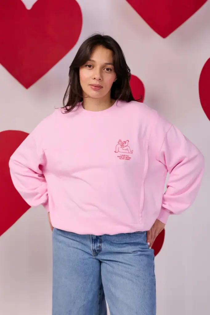 Sweat d'allaitement I love you Taille S Tajinebanane 