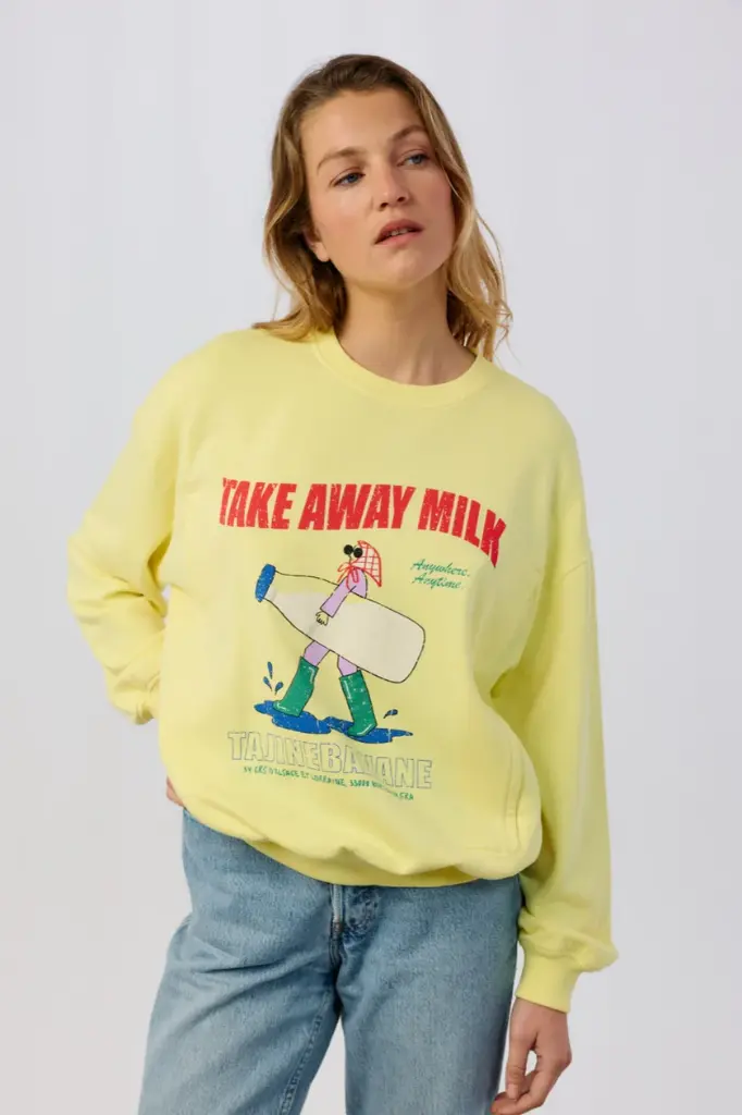 [TA-2204] Sweat d'allaitement Taker away milk Taille XS Tajinebanane 