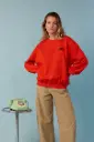 Sweat d'allaitement  P'allaite Rouge Poppy Taille XS Tajinebanane