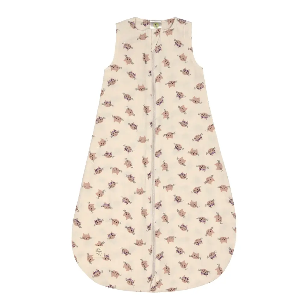Gigoteuse en mousseline Chat 62/68 cm Lassig