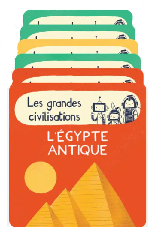 Carte à histoire Yoto : Les BrainBots - Les grandes civilisations 
