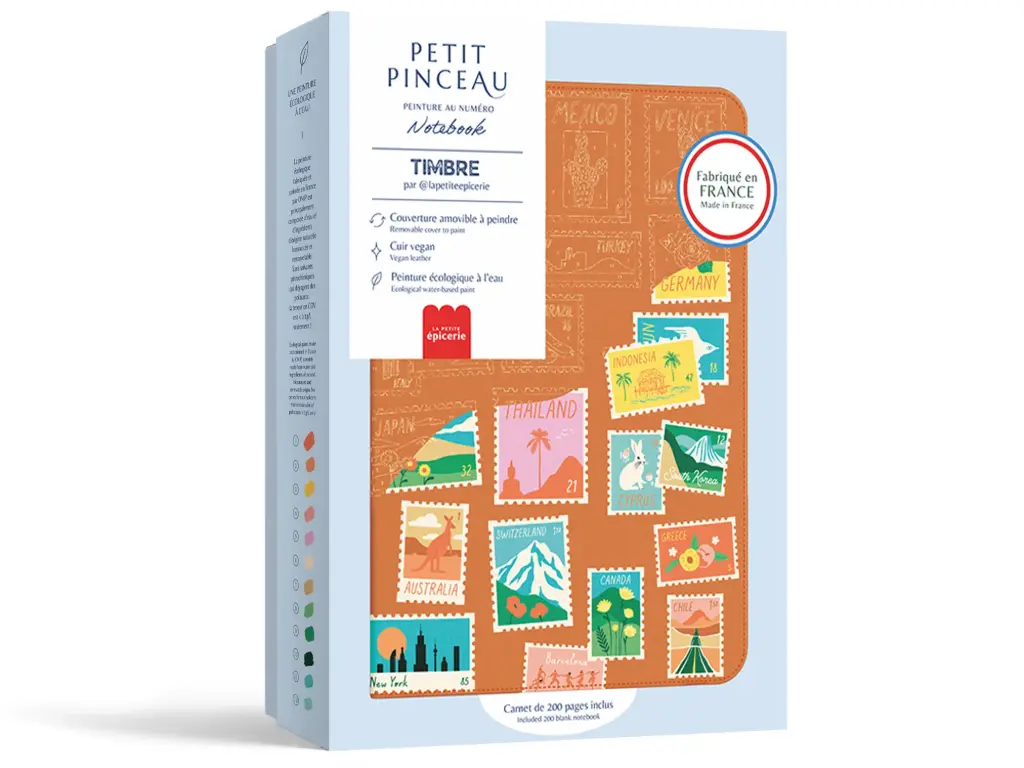 [PE-4612] Notebook à Peindre - Timbre