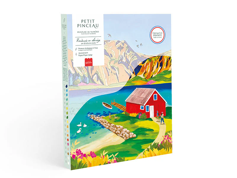 [PE-0885] Kit de Peinture au Numéro Randonnée en Norvège