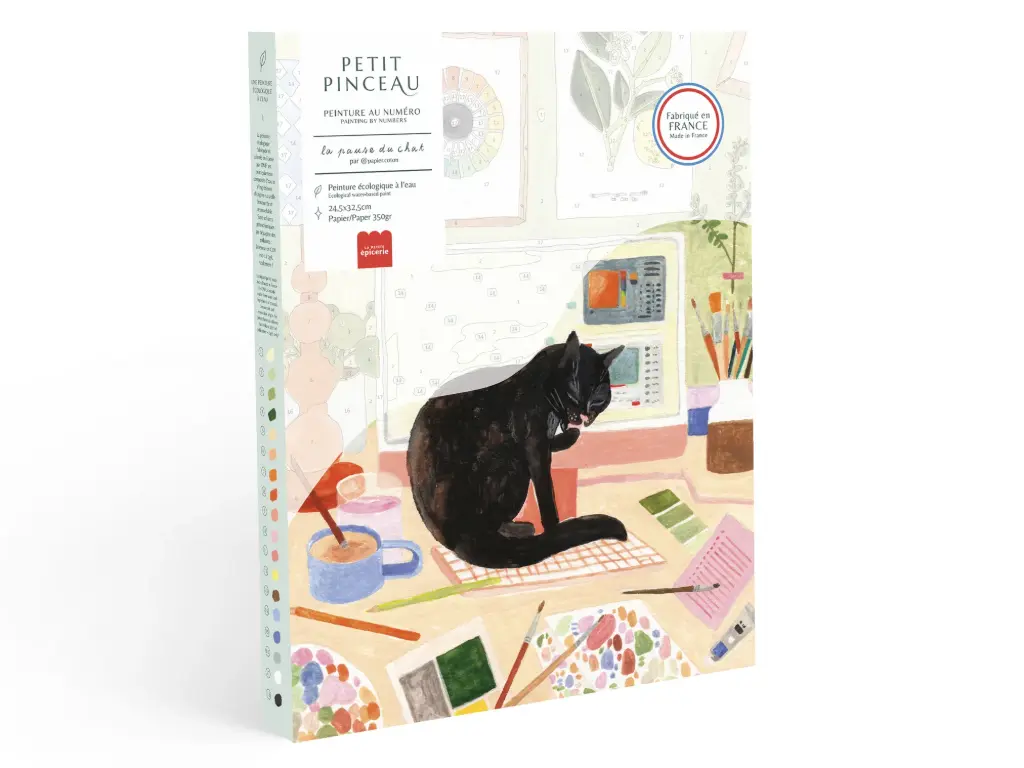 [PE-4207] Kit de Peinture au Numéro La pause du chat