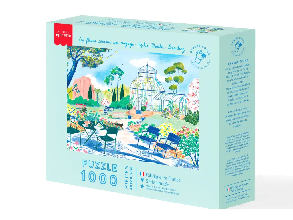 Les fleurs comme un voyage Puzzle 1000 pcs