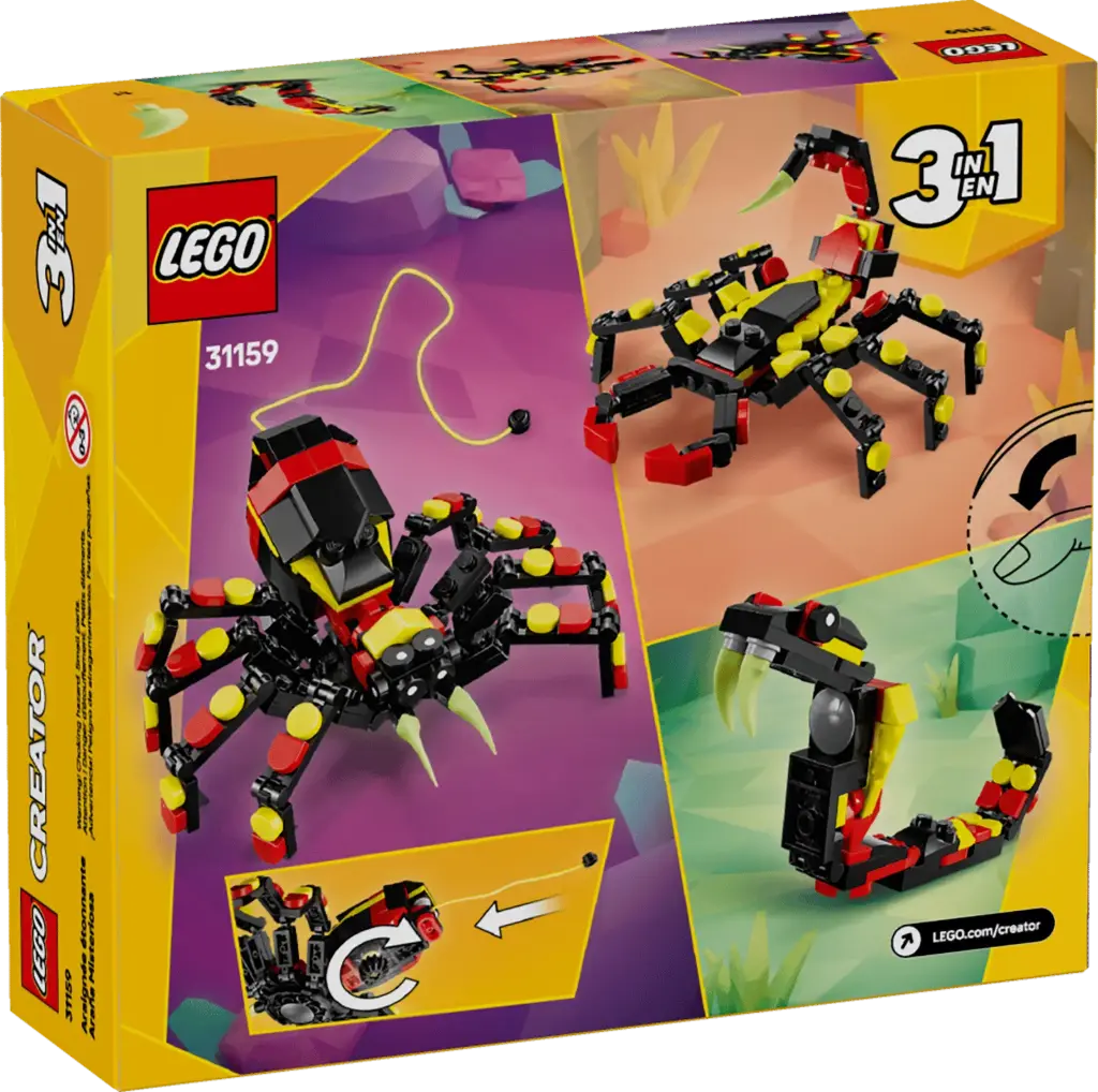 L'araignée surprenante Lego Creator 3 en 1