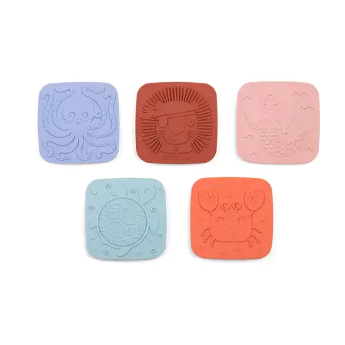 [LI-6998] Kit de 5 Dalles Sensorielles à ventouses Lilliputiens