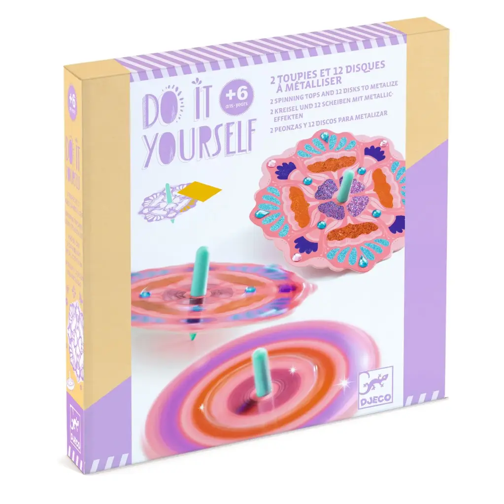 Toupies DIY Flower Power