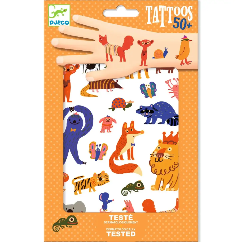 [DJ-9173] Tatouages Funny Animals 