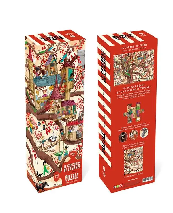 [LI-8605] Le concours de cabanes : puzzle géant 