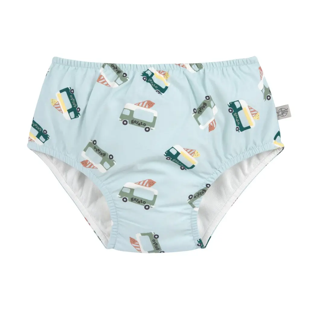 [LA-0828] Maillot de bain Couche bébé Glace Bleu 62-68 (3-6 mois)