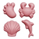 Set de 4 Moules de sable en silicone Vieux Rose 