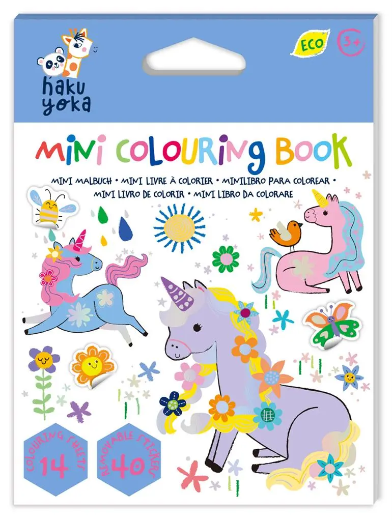 Mini Livre De Coloriage - Licorne