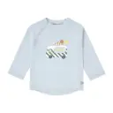 T-shirt de bain Manches longues Anti-UV Glace Bleu 62-68 (3-6 mois)