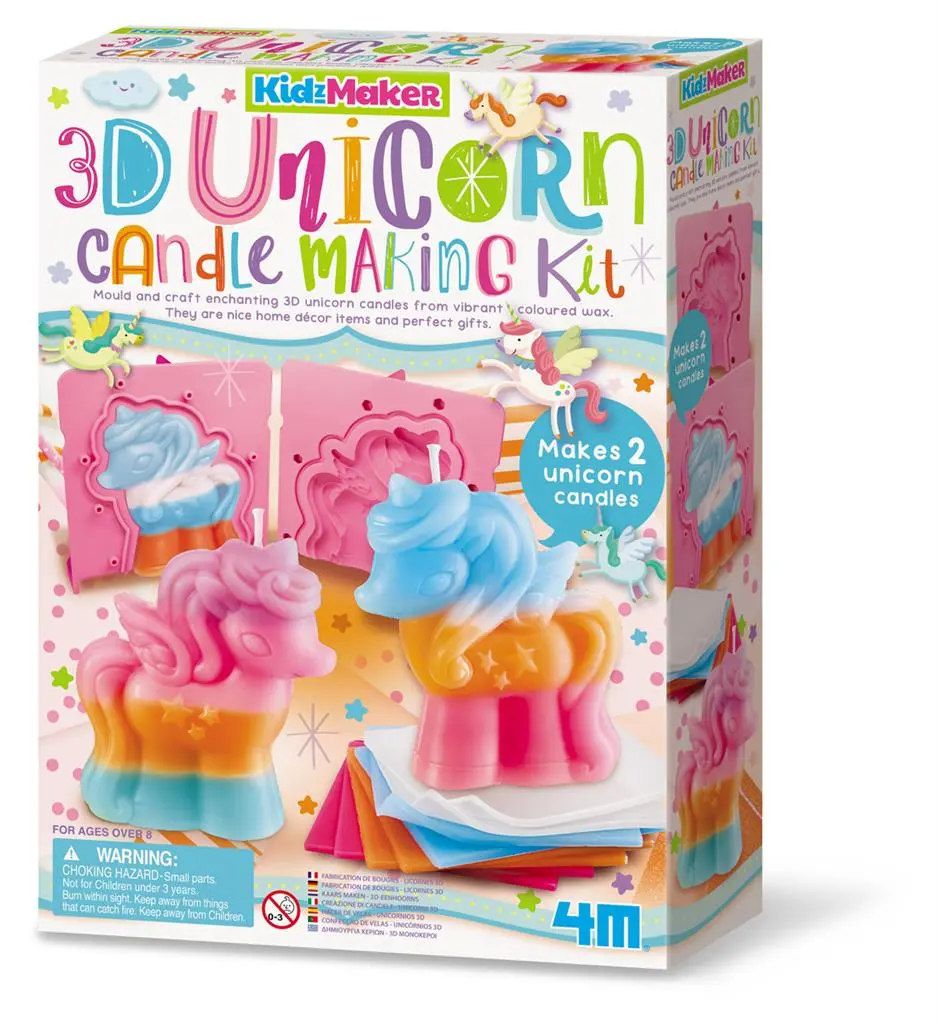 Kit bougie Licornes 3D