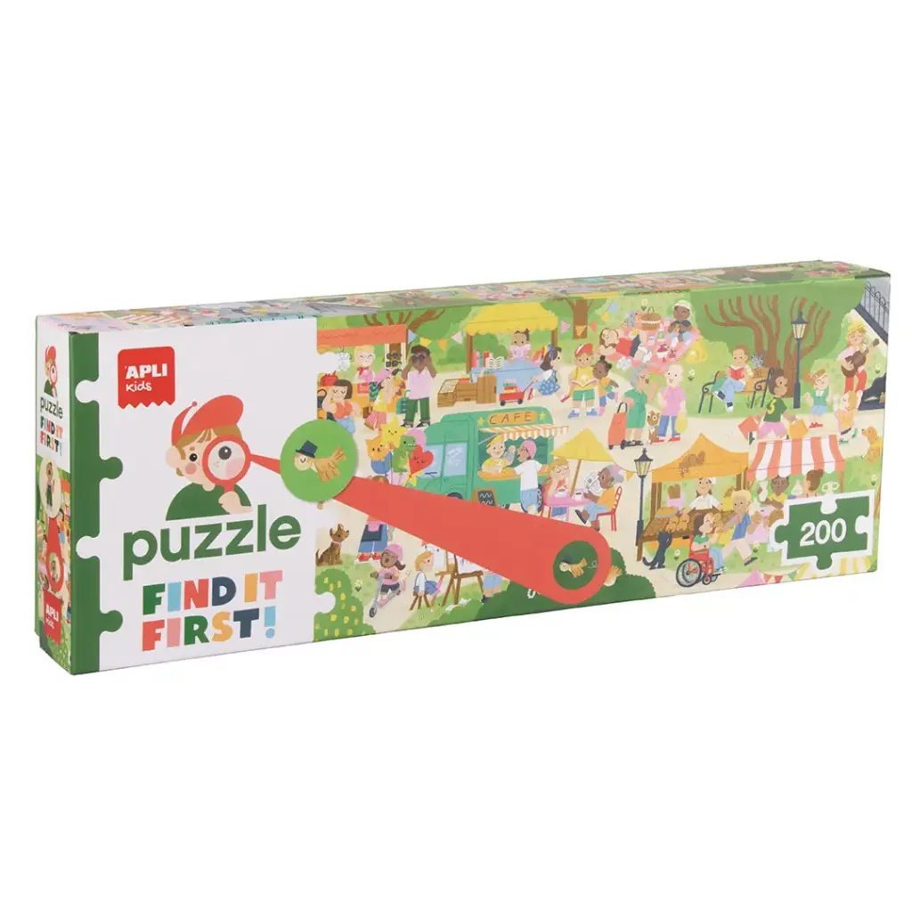 [AP-1250] Puzzle cherche et trouve Le Marché 200 pcs