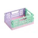 Mini caisse de rangement base rose