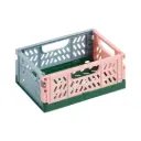 Mini caisse de rangement base verte