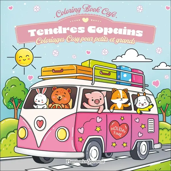 [FL-2466] Tendres Copains : Coloriages cosy pour petits et grands