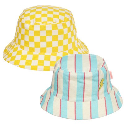 [RO-6970] Lightning Stripe Reversible Bucket Hat 3-6 years